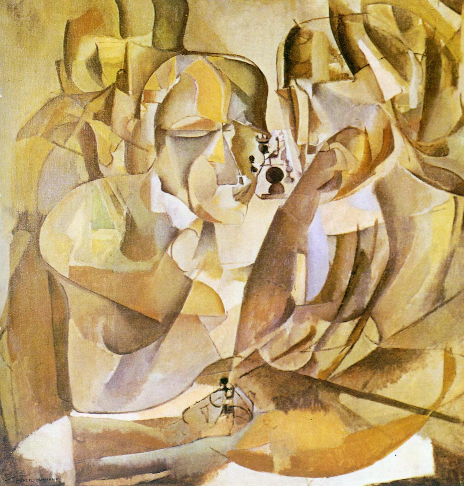 Portrait of Chess Players by Marcel Duchamp