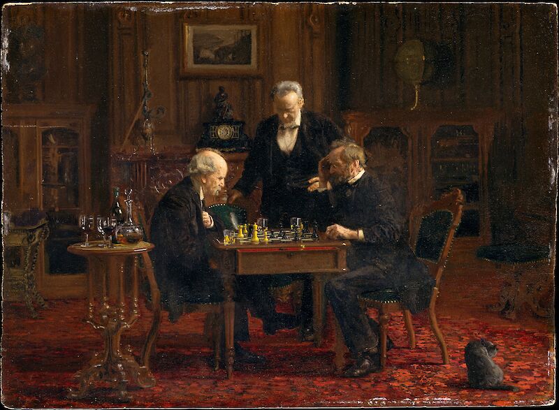 The Chess Players by Thomas Eakins