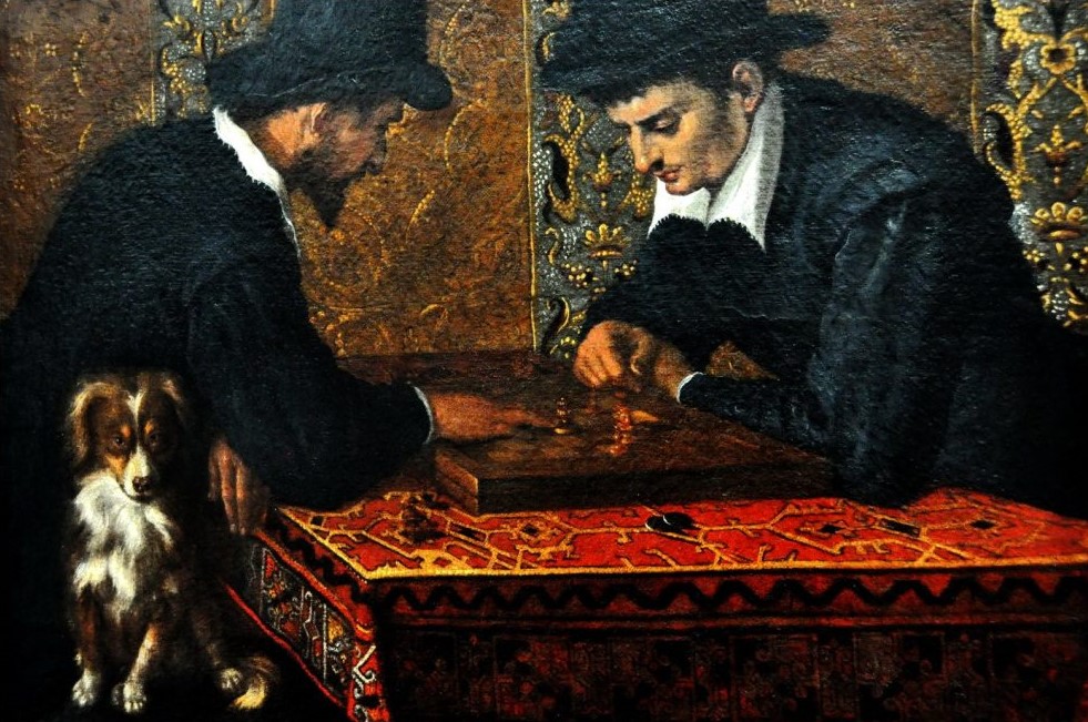 Chess Players by Ludovico Carracci