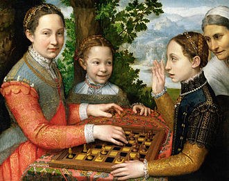 Chess Players 1863-1867 Painting